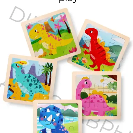 Пазлы для малышей крупные деревянные развивающие набор 3 шт. SHUSHI home