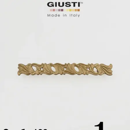 Италия Ручка для мебели Скоба WMN829 128 мм. Матовое золото. EMAR