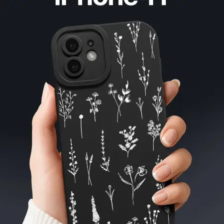 Чехол на iPhone 11 с цветами. SCDesign