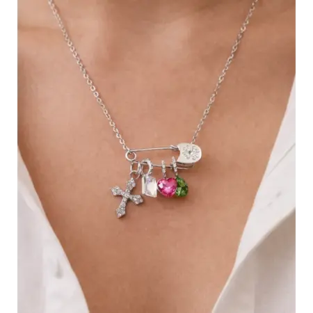 Подвеска на шею на цепочке с шармами. TOUCHÉ