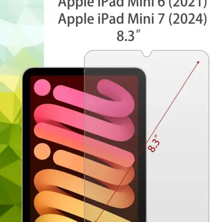Защитное стекло на iPad Mini 7 (2024), iPad Mini 6 (2021). ToughOrex