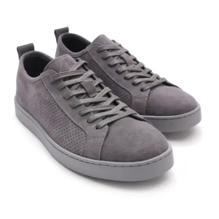 Кеды летние натуральные замшевые с перфорацией. BREMENGEN