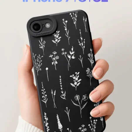 Чехол на iPhone 7, 8 и SE с цветами. SCDesign