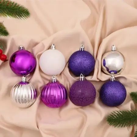 Набор шаров "Джина", диаметр 6 см, 8 шт, пластик, цвет микс. KoroBoom Shop