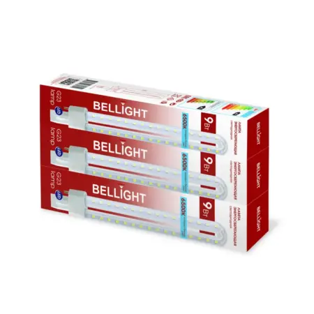 Лампа светодиодная G23 9Вт 1000Лм 6500К,3 штуки. ООО Бел Лайт Групп