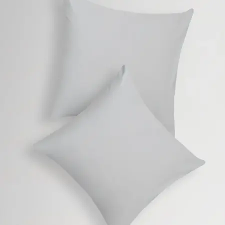 Наволочки 70x70 в комплекте 2 шт, сатин гладь светло-серый. Атмосфера