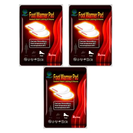 Грелка самонагревающаяся для ног 8 часов работы 3 пары. КрасотаТут