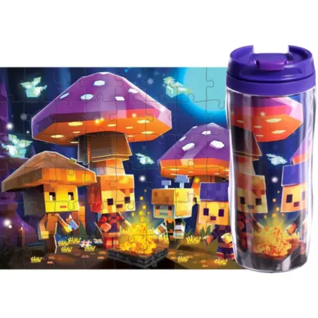 Пазл в термостакане детский "Исследователи", головоломка. KoroBoom Shop