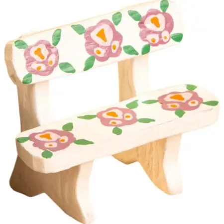 Игровой набор "Скамейка с цветами", сюжетно-ролевая игра. KoroBoom Shop