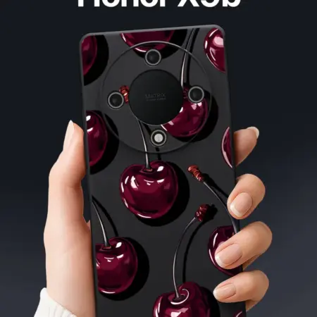 Чехол на Honor X9b с вишней. SCDesign