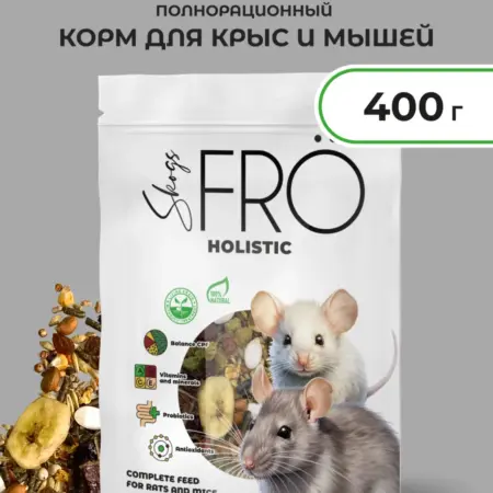 Корм для крыс и мышей, 400 г. ЗооОптТорг.РФ