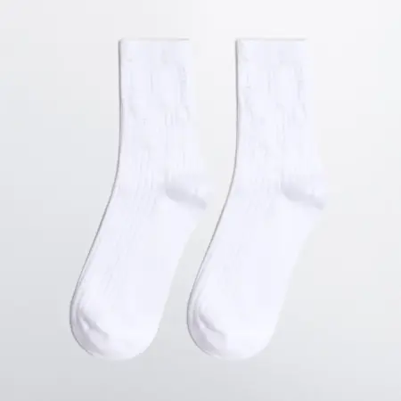 Носки рваные в рубчик. MELON FASHION GROUP