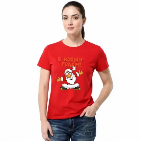 Футболка новогодняя для фотосессии. SAM SAM