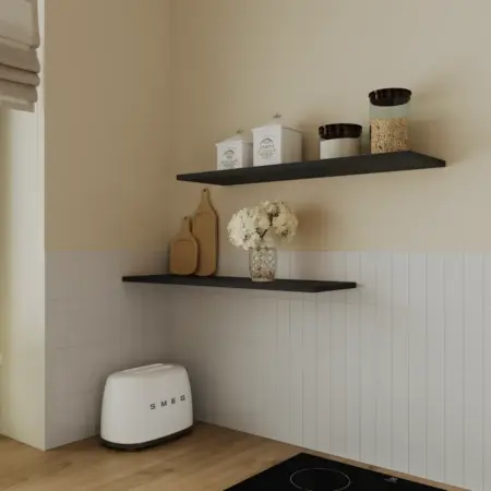 Настенная парящая полка со скрытым креплением. Новая Эра