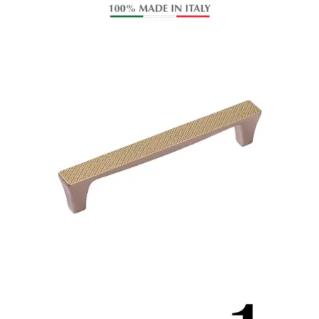 Ручка для мебели Скоба Италия BRIDGE Шампань 128 мм 1 шт. Империя ручек