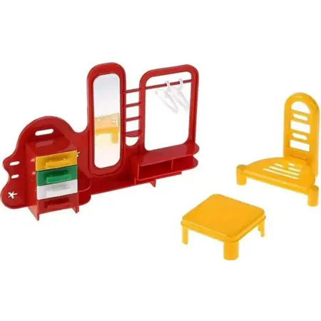 Мебель для кукол "Прихожая", набор для кукольного домика. KoroBoom Shop