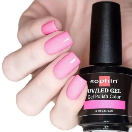 Цветной UV LED гель-лак STYLISH MAGENTA тон 0747, 12 мл. SOPHIN