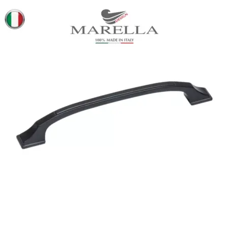 Ручка для мебели Скоба Италия 128 мм Матовый графит. EMAR