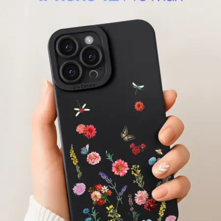 Чехол на iPhone 12 Pro Max с цветами. SCDesign