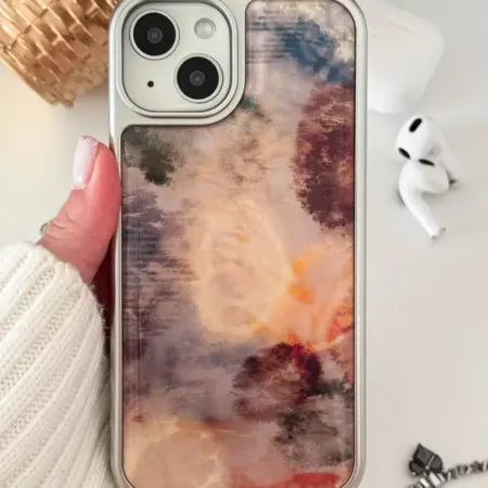 Чехол на iphone 13 с принтом. BAZIS