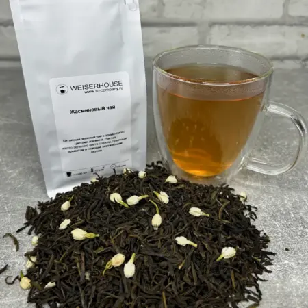 Чай китайский зелёный "Жасминовый", 100 гр. ЧайКоффский