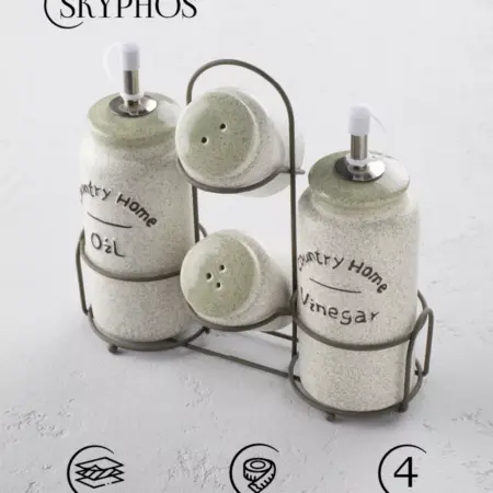 Баночки для специй и масел на подставке 350 мл. Сима-Ленд - Посуда и Хозтовары