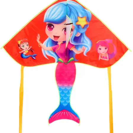 Летающий змей "Русалочка" для игр на свежем воздухе, МИКС. KoroBoom Shop