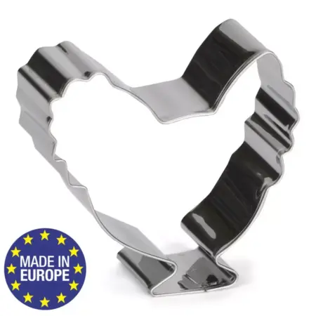 Форма-вырубка для печенья "Курица" 6х5.5х2.5 см. Поварёшка-Домовой