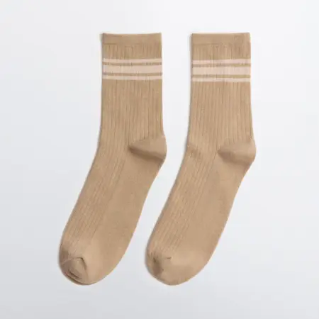 Носки в рубчик с контрастными полосками. MELON FASHION GROUP