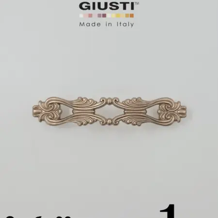 Италия Ручка для мебели Скоба WMN797 96 мм. Розовое золото. EMAR