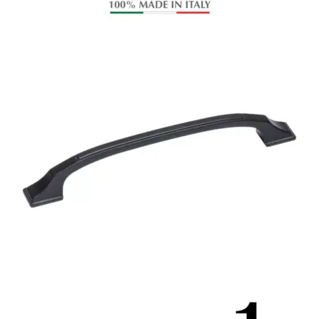 Ручка для мебели Скоба Италия Матовый графит 128 мм 1 шт. Империя ручек