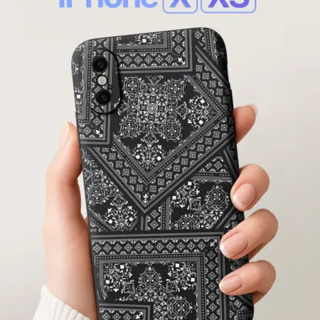 Чехол на iPhone X и XS с ковром. SCDesign