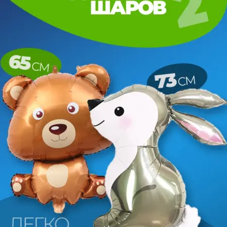 Шарики воздушные надувные набор для декора и украшения. Wellness Ultracare