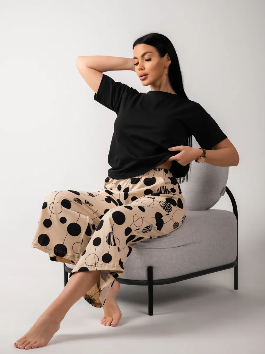 Пижама со штанами кюлотами. FATIclo