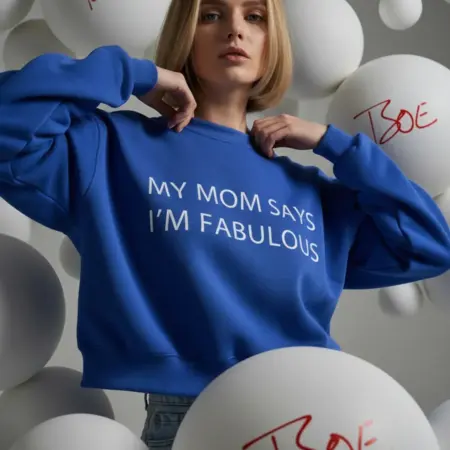 Свитшот с надписью. ТВОЕ