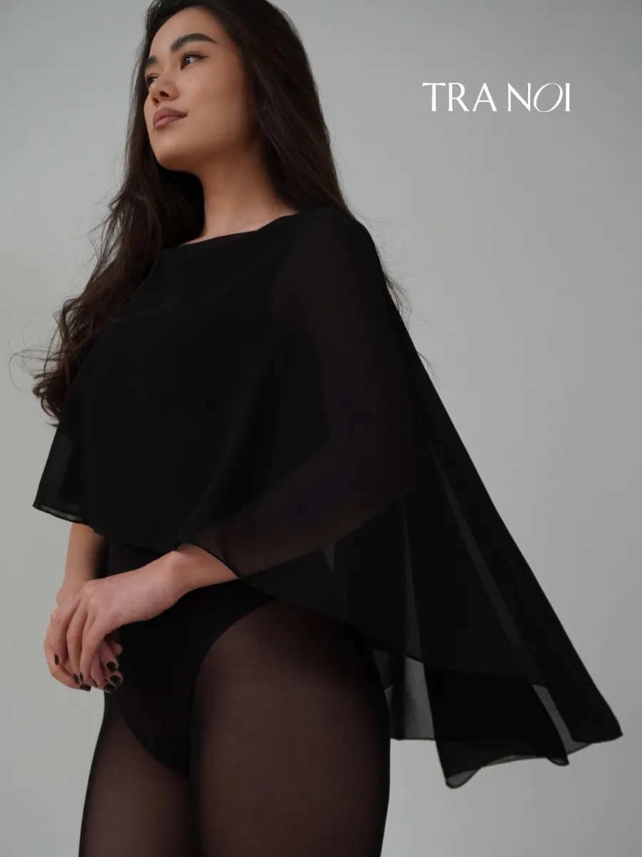 Боди блузы с пончо. TRA NOI