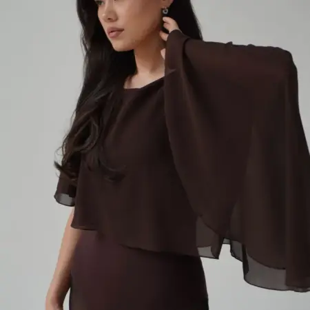 Боди блуза с пончо. TRA NOI