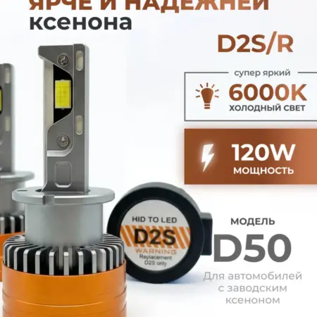 Светодиодные Лампы D50 D2S R. ТРИС
