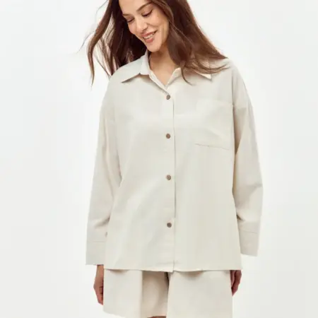 Костюм с шортами и рубашкой летний льняной. Глухов Илья Алексеевич