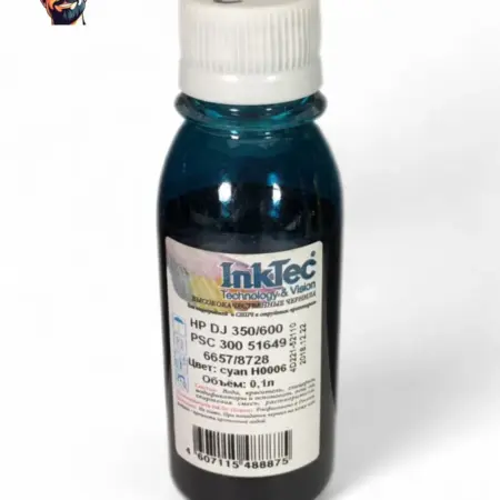 Чернила H0006 HP DJ 350 8728, C, 0,1л фас. Россия. Карт24