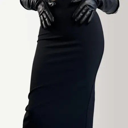 Юбка карандаш миди с разрезом. Provocameli