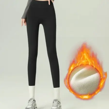 Леггинсы черные зимние утягивающие теплые. Байтмис