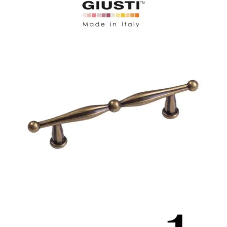 Италия Ручка для мебели WMN814 Античная бронза 96 мм 1 шт. Империя ручек