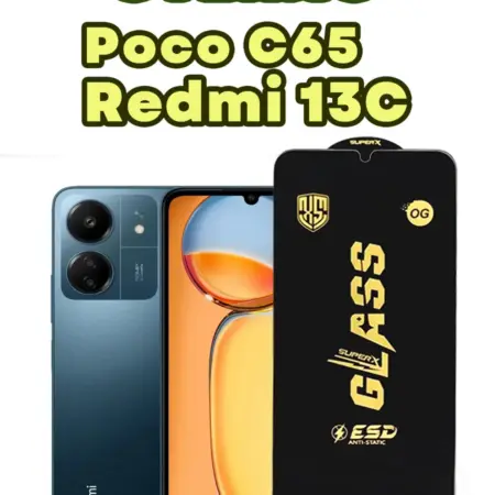 Защитное стекло Xiaomi Redmi 13C, Poco C65 (1шт 6D). Accessfull