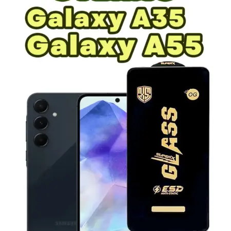 Защитное стекло Samsung Galaxy A35, A55 (1шт 6D). Accessfull