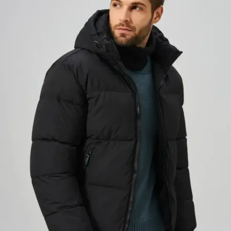 Куртка зимняя с капюшоном оверсайз. YOUR GOLD