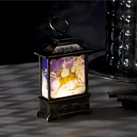 Новогоднее интерьерное украшение "Олени в лесу" с подсветкой. KoroBoom Shop