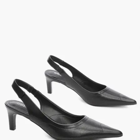 Классические туфли слингбэки на каблуке с острым носом. Obba! Just WOW.