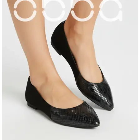 Классические балетки с острым носом лодочки. Obba! Just WOW.