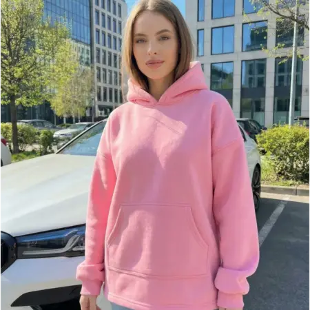 Худи розовый оверсайз. sportomax